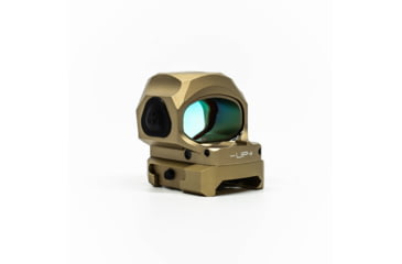 Image of ZeroTech Optics Trace H.A.L.O 1x28mm Enclosed Micro Reflex Red Dot Sight, 3 MOA Dot, Flat Dark Earth, TRAE28-FDE