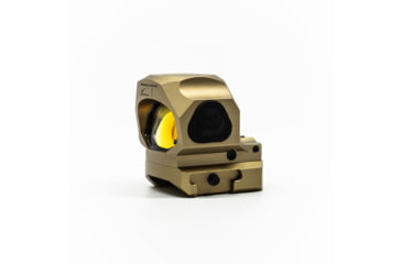 Image of ZeroTech Optics Trace H.A.L.O 1x28mm Enclosed Micro Reflex Red Dot Sight, 3 MOA Dot, Flat Dark Earth, TRAE28-FDE