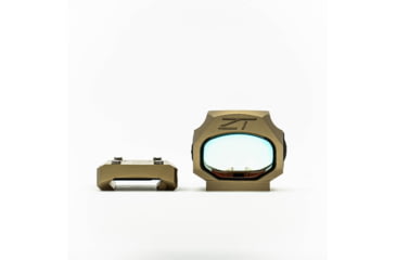 Image of ZeroTech Optics Trace H.A.L.O 1x28mm Enclosed Micro Reflex Red Dot Sight, 3 MOA Dot, Flat Dark Earth, TRAE28-FDE