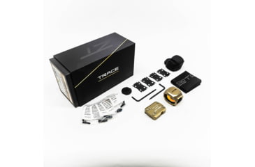 Image of ZeroTech Optics Trace H.A.L.O 1x28mm Enclosed Micro Reflex Red Dot Sight, 3 MOA Dot, Flat Dark Earth, TRAE28-FDE