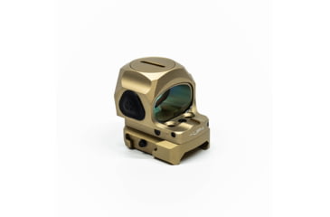 Image of ZeroTech Optics Trace H.A.L.O 1x28mm Enclosed Micro Reflex Red Dot Sight, 3 MOA Dot, Flat Dark Earth, TRAE28-FDE