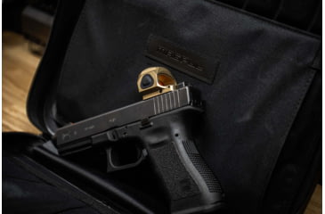 Image of ZeroTech Optics Trace H.A.L.O 1x28mm Enclosed Micro Reflex Red Dot Sight, 3 MOA Dot, Flat Dark Earth, TRAE28-FDE