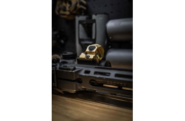Image of ZeroTech Optics Trace H.A.L.O 1x28mm Enclosed Micro Reflex Red Dot Sight, 3 MOA Dot, Flat Dark Earth, TRAE28-FDE