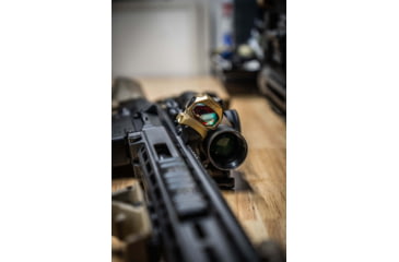 Image of ZeroTech Optics Trace H.A.L.O 1x28mm Enclosed Micro Reflex Red Dot Sight, 3 MOA Dot, Flat Dark Earth, TRAE28-FDE