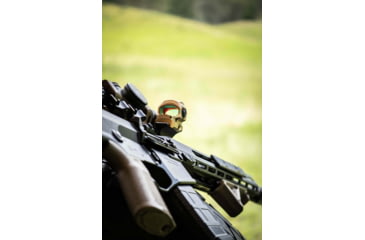 Image of ZeroTech Optics Trace H.A.L.O 1x28mm Enclosed Micro Reflex Red Dot Sight, 3 MOA Dot, Flat Dark Earth, TRAE28-FDE