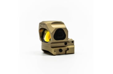 Image of ZeroTech Optics Trace H.A.L.O 1x28mm Enclosed Micro Reflex Red Dot Sight, 3 MOA Dot, Flat Dark Earth, TRAE28-FDE