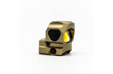 Image of ZeroTech Optics Trace H.A.L.O 1x28mm Enclosed Micro Reflex Red Dot Sight, 3 MOA Dot, Flat Dark Earth, TRAE28-FDE
