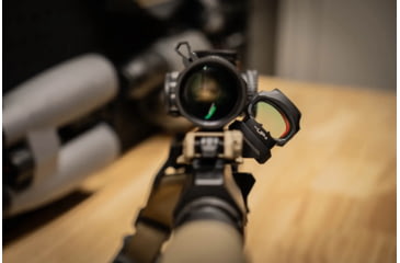 Image of ZeroTech Optics Trace H.A.L.O 1x28mm Enclosed Micro Reflex Sight, 3MOA Reticle, Black, TRAE37