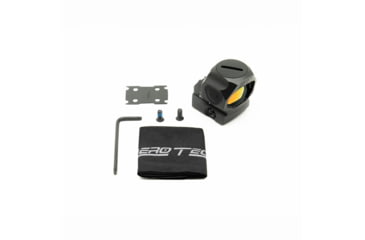 Image of ZeroTech Optics Trace H.A.L.O 1x28mm Enclosed Micro Reflex Sight, 3MOA Reticle, Black, TRAE40