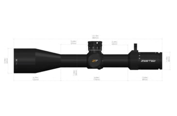 Image of ZeroTech Optics Vengeance Rifle Scope, 5-25x56mm, 34mm Tube, First Focal Plane, RMG Reticle, Black, 5-25x56mm, VG5256F