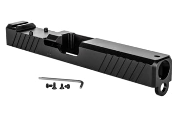 Image of ZEV Technologies Z17 Duty Glock 17 9mm Stripped Pistol Slide, Glock 17 Gen 1-3, RMR Cut, Black, SLD-Z17-3G-DUTY-RMR-B