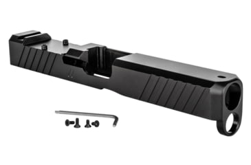 Image of ZEV Technologies Z17 Duty Glock 17 9mm Stripped Pistol Slide, Glock 17 Gen 5, RMR Cut, Black, SLD-Z17-5G-DUTY-RMR-B