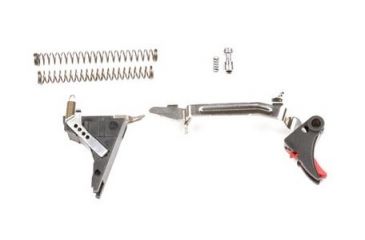 Image of ZEV Technologies Adjustable Fulcrum Trigger Drop-In Kit,1-3 Gen,10mm SF,Black/Red FUL-DRP-10SF-B-R