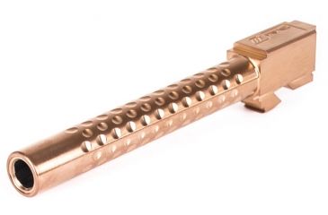 Image of ZEV Technologies Match Grade Barrel for Glock 34, Dimpled, Bronze, BBL-34-D-BRZ