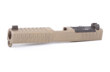 Image of ZEV Technologies SOCOM Complete Gen 3 Pistol Slide,FDE G17 Absolute Cowitness w/RMR Cover Plate SLD.KIT-Z17-3G-ESOC-RMR-CW.ABS-FDE
