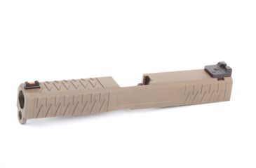 Image of ZEV Technologies SOCOM Complete Gen 3 Pistol Slide,FDE G17 Fiber Optic Sights SLD.KIT-Z17-3G-ESOC-FDE