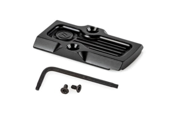 Image of ZEV Technologies ZEV Aluminum RMR Cover Plate, Black, ADAP-RMR-B