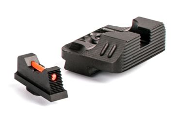 Image of ZEV Technologies Combat Sight Set, .215 Fiber Optic Front, Combat v3 Rear, SIGHT.SET-215-FO-COM3-B