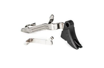 Image of ZEV Technologies PRO Glock Pistol Trigger Upgrade Bar Kit, Glock 17/19/19X/22/23/26, Curved, Black/Black, CFT-PRO-BAR-5G-B-B