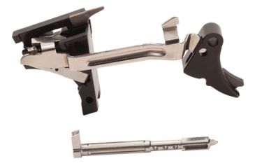 Image of Zev Technologies Duty Ultimate Trigger Kit Black Trigger Pad With Black Safety For Gen 1/2/3 Glock .40S&amp;W/.357SIG