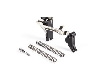 Image of ZEV Technologies Fulcrum 10mm Adjustable Glock Trigger Upgrade Drop-In Kit, 1st-3rd Gen, Black FUL-ADJ-DRP-10-B-B