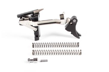 Image of ZEV Technologies Fulcrum .40 Adjustable Glock Trigger Upgrade Drop-In Kit, 1st-3rd Gen, Black FUL-ADJ-DRP-40-B-B