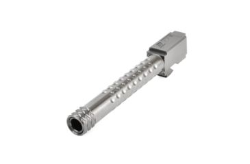 Image of ZEV Technologies G17 9MM Threaded Dimpled Barrel, Gray, ZT-BBL-17-DS-GRY