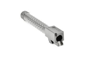 Image of ZEV Technologies G17 9MM Threaded Dimpled Barrel, Gray, ZT-BBL-17-DS-GRY
