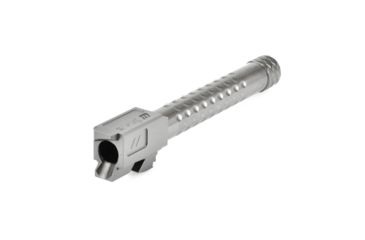 Image of ZEV Technologies G17 9MM Threaded Dimpled Barrel, Gray, ZT-BBL-17-DS-GRY