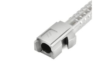Image of ZEV Technologies G17 9MM Threaded Dimpled Barrel, Gray, ZT-BBL-17-DS-GRY