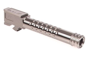 Image of ZEV Technologies G17 9MM Threaded Dimpled Barrel, Gray, ZT-BBL-17-DS-GRY