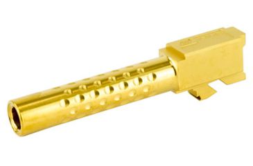 Image of ZEV Technologies G19 9MM Dimpled Barrel, Gold, ZT-BBL-19-D-GLD