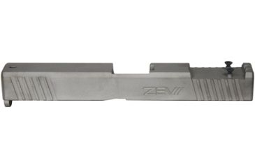 Image of Zev Technologies Fits Glock 22 Stainless Steel Slide A45 With Leupold Deltapoint Sight Cut Glass Beaded Stainless