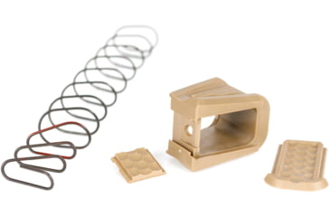 Image of ZEV Technologies Magazine Basepad +5 for Glock 17, Polymer, Flat Dark Earth, BPAD-G17-5-FDE