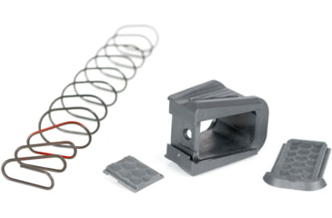 Image of ZEV Technologies Magazine Basepad +5 for Glock 17, Polymer, Gray, BPAD-G17-5-GRY