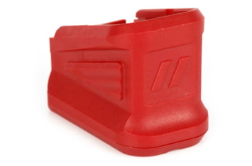 Image of ZEV Technologies Magazine Basepad +5 for Glock 17, Polymer, Red, BPAD-G17-5-R