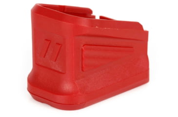 Image of ZEV Technologies Magazine Basepad +5 for Glock 17, Polymer, Red, BPAD-G17-5-R