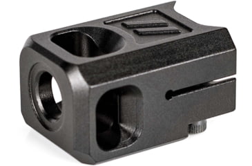 Image of ZEV Technologies PRO Compensator Glock V2 for Gen5 Slides, 1/2x28 Threading, Black, 9mm, COMP-PRO-V2-5G-B