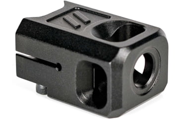 Image of ZEV Technologies PRO Glock V2 Compensator, Gen5 Slides, 9mm, 1/2x28 Thread, Black, COMP-PRO-V2-5G-B