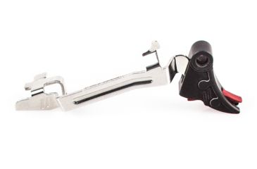 Image of ZEV Technologies PRO Curved Face Trigger Bar Kit, Black/Red, Small CFT-PRO-BAR-SM-B-R