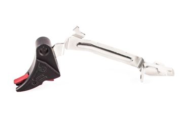 Image of ZEV Technologies PRO Curved Face Trigger Bar Kit, Black/Red, Small CFT-PRO-BAR-SM-B-R