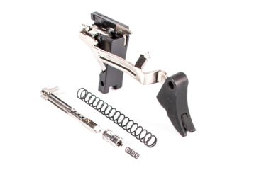 Image of ZEV Technologies PRO Flat Face Glock Ultimate Kit Trigger, 1-3 Gen, .40, G27, G23, G22, G35, G24, Blk/Blk, FFT-PRO-ULT-3G40-B-B