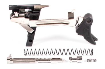 Image of ZEV Technologies PRO Flat Face Glock Ultimate Kit Trigger, 1-3 Gen, .40, G27, G23, G22, G35, G24, Blk/Blk, FFT-PRO-ULT-3G40-B-B