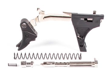 Image of ZEV Technologies PRO Flat Face Glock Ultimate Kit Trigger, 1-3 Gen, .40, G27, G23, G22, G35, G24, Blk/Blk, FFT-PRO-ULT-3G40-B-B