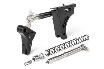Image of ZEV Technologies PRO Flat Face Glock Ultimate Kit Trigger, 1-3 Gen, 9mm, G26, G19, G17, G34, G17L, Blk/Blk, FFT-PRO-ULT-3G9-B-B