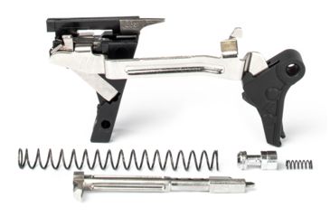 Image of ZEV Technologies PRO Flat Face Glock Ultimate Kit Trigger, 1-3 Gen, 9mm, G26, G19, G17, G34, G17L, Blk/Blk, FFT-PRO-ULT-3G9-B-B