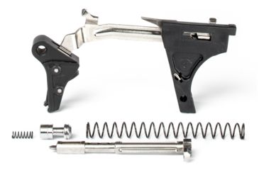 Image of ZEV Technologies PRO Flat Face Glock Ultimate Kit Trigger, 1-3 Gen, 9mm, G26, G19, G17, G34, G17L, Blk/Blk, FFT-PRO-ULT-3G9-B-B