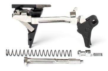 Image of ZEV Technologies PRO Flat Face Glock Ultimate Kit Trigger, 4th Gen, 9mm, G26, G19, G17, G34, Blk/Blk, FFT-PRO-ULT-4G9-B-B