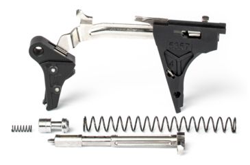 Image of ZEV Technologies PRO Flat Face Glock Ultimate Kit Trigger, 4th Gen, 9mm, G26, G19, G17, G34, Blk/Blk, FFT-PRO-ULT-4G9-B-B