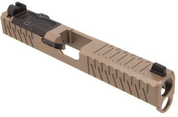 Image of ZEV Technologies SOCOM Complete Gen 4 Pistol Slide,FDE G17 Absolute Cowitness w/RMR Cover Plate SLD.KIT-Z17-4G-ESOC-RMR-CW.ABS-FDE 